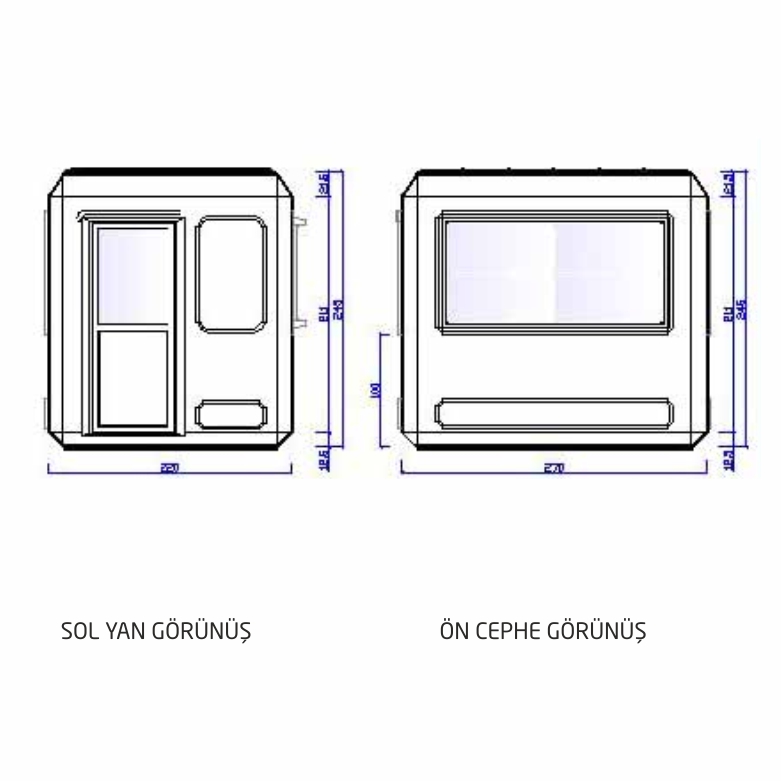 C 150x270 — teknik çizim