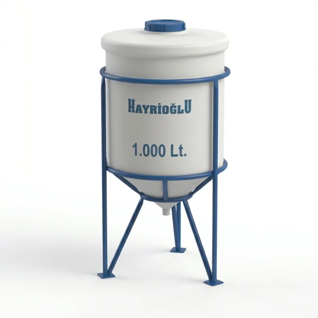 1.000 lt Polietilen Silo Su Deposu