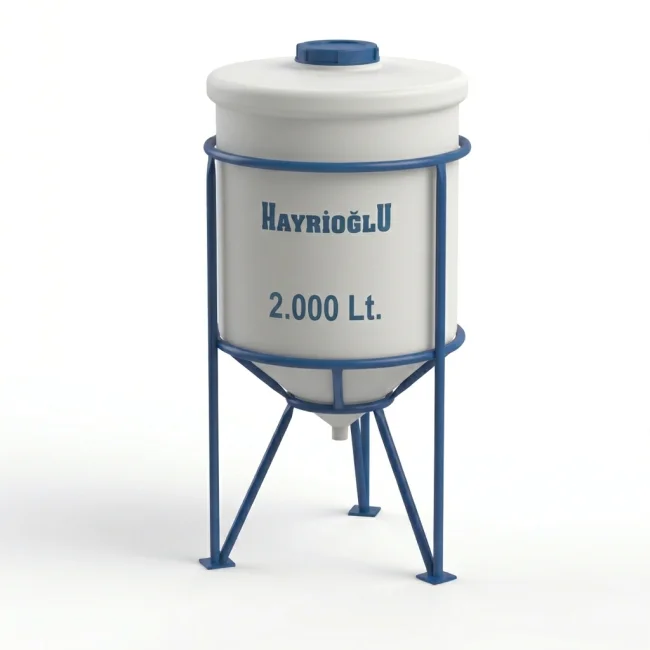 2.000 lt Polietilen Silo Su Deposu