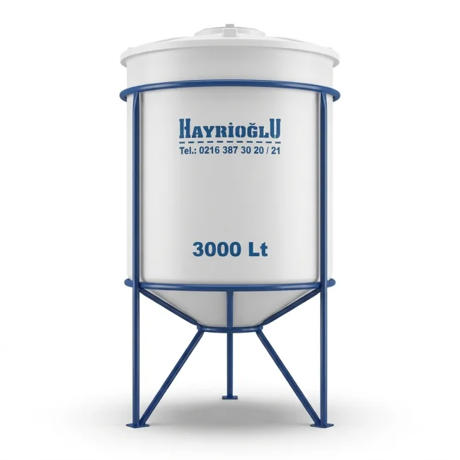 3.000 lt Polietilen Silo Su Deposu