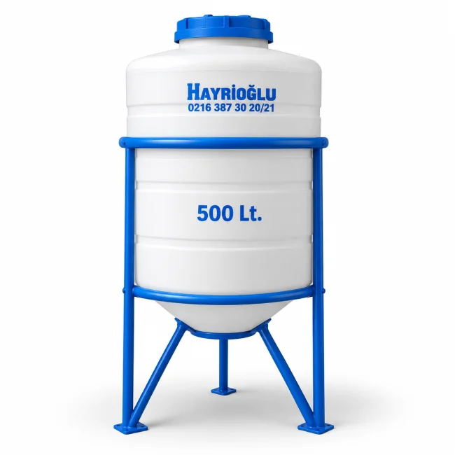 500 lt Polietilen Silo Su Deposu